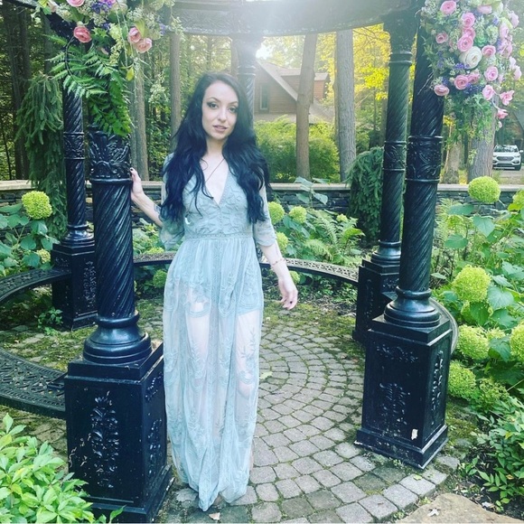 Live to Love Sage Maxi Dress/Romper - Picture 1 of 3